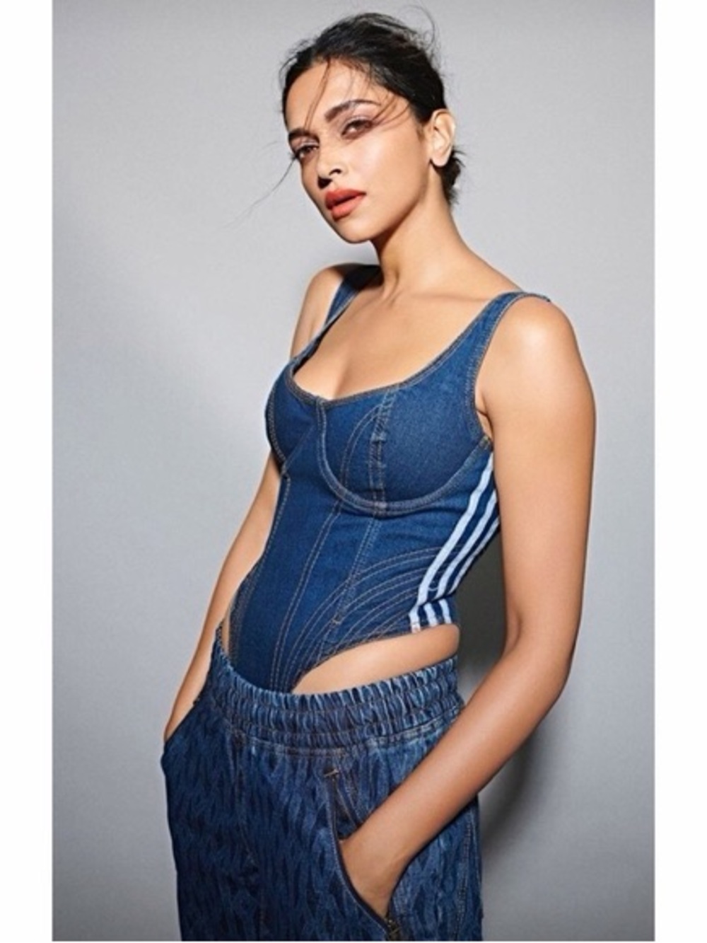 Ivy Park Denim Bodysuit - Picture 2 of 9